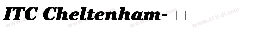 ITC Cheltenham字体转换 ITC Cheltenham字体转换
